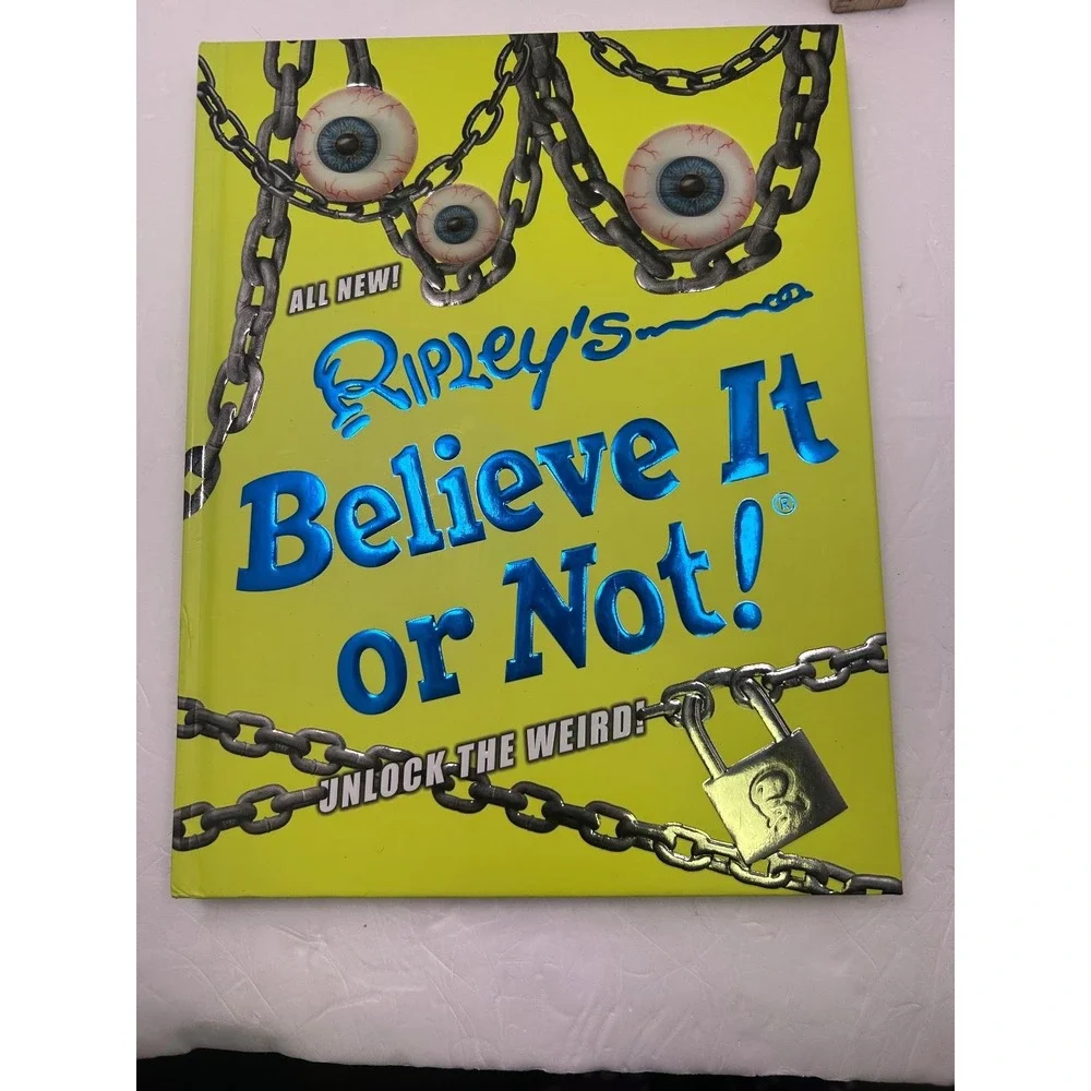 Ripley's Believe It or Not! Unlock the Weird! Hardcover Fact Book Curiosities